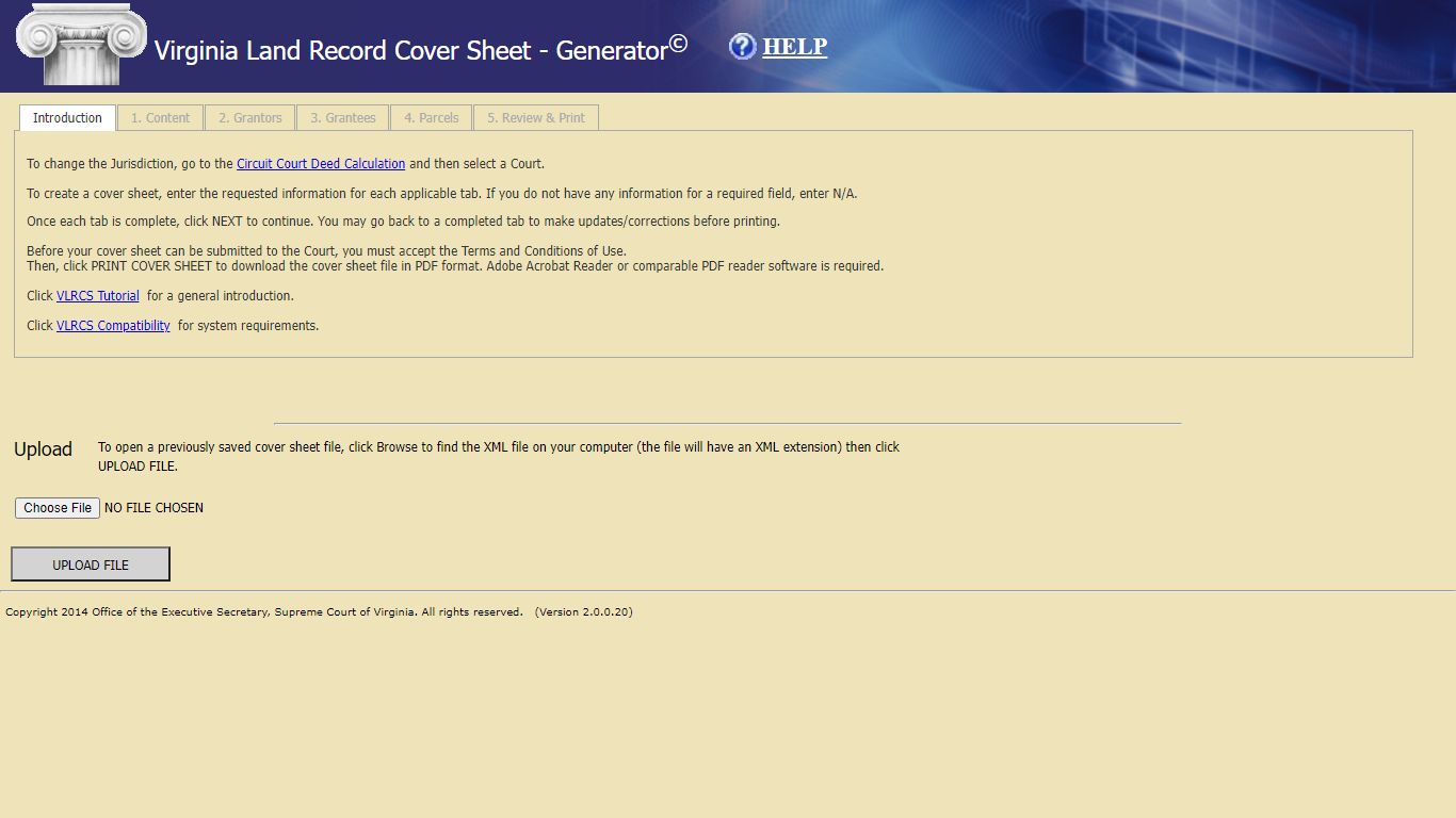 VLRCS Generator